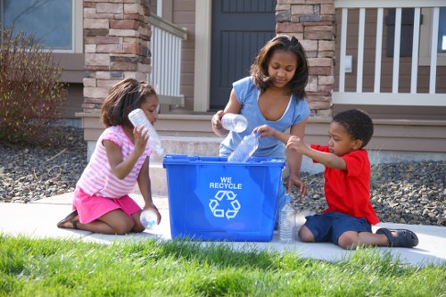 Satisfied customers after home clearance service